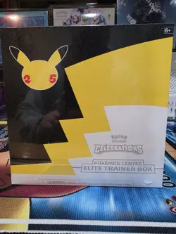 Pokemon Center TCG Exclusive Celebrations ETB Elite Trainer Box 25th Anniversary - Image 1