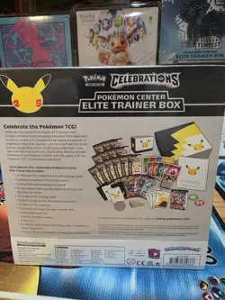 Pokemon Center TCG Exclusive Celebrations ETB Elite Trainer Box 25th Anniversary - Image 3
