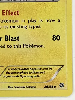 Jolteon NM 26/98 XY Ancient Origins Pokemon TCG Holo - Image 5