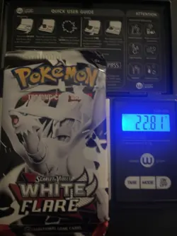 Very Heavy! 22.81g Pokemon TCG SV10.5 White Flare Booster Pack Sealed! - Image 1