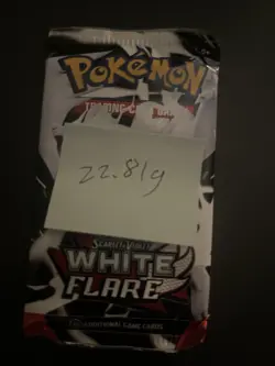 Very Heavy! 22.81g Pokemon TCG SV10.5 White Flare Booster Pack Sealed! - Image 3