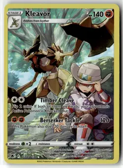 Kleavor ⭐ TG08/TG30 Holo Astral Radiance Trainer Gallery Pokemon NM - Image 1