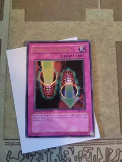 YUGIOH MAGIC CYLINDER IOC-SE2 SECRET LIMITED EDITION NM 1996 - Image 2