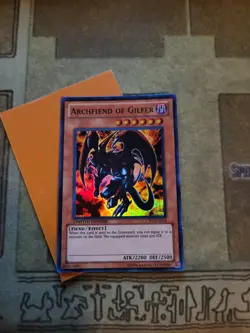 YUGIOH ARCHFIEND OF GILFER CT07-EN014 SUPER LIMITED ED NM/VLP - Image 2