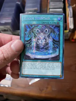 Yugioh Runick Fountain MP23-EN239 Prismatic Secret Rare 1st Edition - Image 2