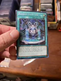 Yugioh Runick Fountain MP23-EN239 Prismatic Secret Rare 1st Edition - Image 4
