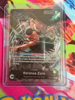 Roronoa Zoro (020) (Alternate Art) OP12-020 Legacy of the Master Foil ENGLISH NM - Image 1