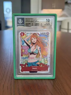 Nami Treasure Rare ST01-007 OP-06 One Piece Wings of the Captain BGS 10 - Image 1
