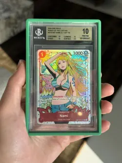 Nami Treasure Rare ST01-007 OP-06 One Piece Wings of the Captain BGS 10 - Image 3