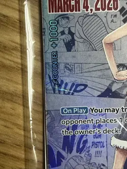 READ* SEALED One Piece College Basketball Tour US Voyage Card Monkey D. Luffy - Image 2