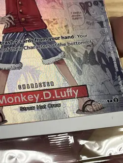 READ* SEALED One Piece College Basketball Tour US Voyage Card Monkey D. Luffy - Image 3