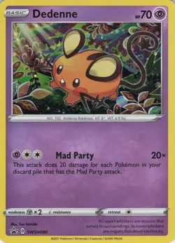 Dedenne - Promo SWSH: Sword & Shield Promo Cards SWSH080 LP - Image 1