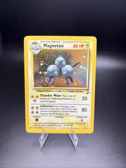 Magneton - 9/130 - Pokemon Base Set 2 Holo Rare Card WOTC NM - Image 1