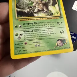 Giovanni's Pinsir 24/132 Non Holo Rare Gym Challenge Pokemon Card - Image 4