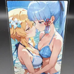 Lusamine & Kamisato Genshin Impact Anime Waifu Card Doujin ACG Goddess - Image 2