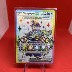 Pokemon Card Terapagos Ex 165 Black Star Promo Scarlet Violet Terapagos UPC NM - Image 1