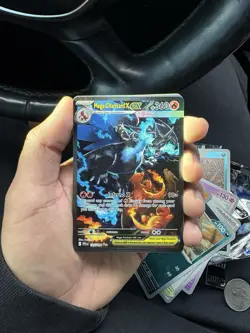 Pokemon Mega Charizard X EX Holo Mega Evolution Card 123/094 - Image 1