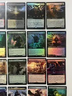 MTG Commander 2021 & Strixhaven Borderless Foil & Nonfoil Card Lot Of 25 - Image 3