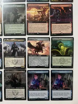 MTG Commander 2021 & Strixhaven Borderless Foil & Nonfoil Card Lot Of 25 - Image 4
