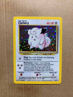 Clefairy 5/102 Base Set - Holo Pokemon Card - NM/Mint - Image 1