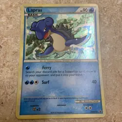 Lapras 2010 HeartGold SoulSilver Black Star Promo HGSS14 - Holo Rare Card NM/LP - Image 1
