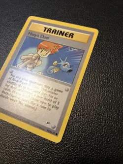Misty's Duel 123/132 Gym Heroes Pokemon Card In NM Condition - Image 3