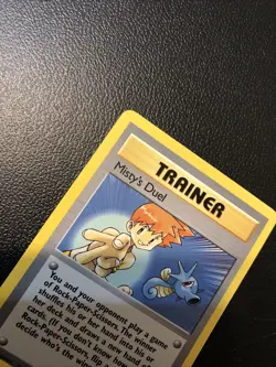 Misty's Duel 123/132 Gym Heroes Pokemon Card In NM Condition - Image 5
