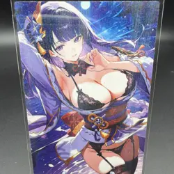 Raiden Shogun Genshin Impact Anime Waifu Card Doujin ACG Goddess - Image 2