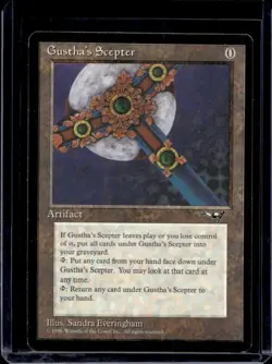 1996 Magic MTG Alliances Gustha's Scepter #NNO - Image 1