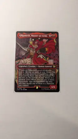 Borderless GILGAMESH, MASTER-AT-ARMS mtg NM-M Final Fantasy Rare - Image 1