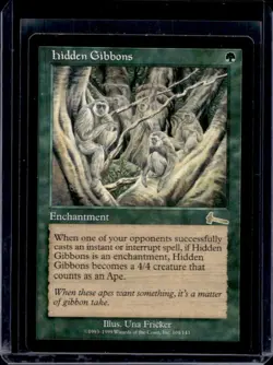 1999 Magic MTG Urza's Legacy Hidden Gibbons #104 - Image 1