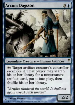 2006 Magic MTG Coldsnap Arcum Dagsson #27 - Image 1