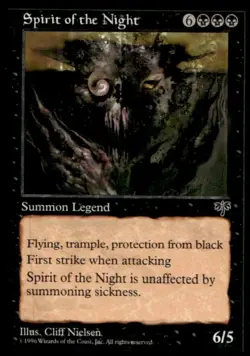 1996 Magic MTG Mirage Spirit of Night #NNO - Image 1