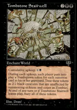 1996 Magic MTG Mirage Tombstone Stairwell #NNO - Image 1