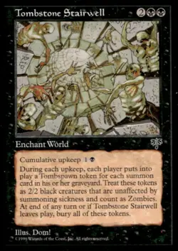 1996 Magic MTG Mirage Tombstone Stairwell #NNO - Image 1