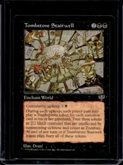 1996 Magic MTG Mirage Tombstone Stairwell #NNO - Image 1