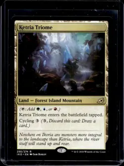 2020 Magic MTG Ikoria: Lair of Behemoths Ketria Triome Prerelease Promos 250/274 - Image 1