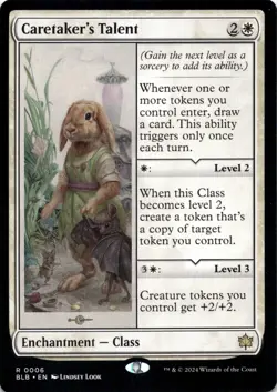 Caretaker's Talent Bloomburrow Magic MTG NM - Image 1