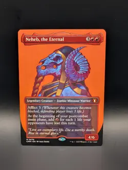 MTG - Neheb, the Eternal - BORDERLESS - Legendary Creature - CMM #678 - Mythic - Image 1
