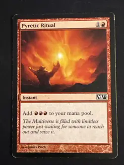 1x Pyretic Ritual (153) Core Set 2011 HP MTG Magic the Gathering x1 MKE - Image 1