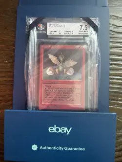 Alpha Dragon Whelp Beckett 7.5 Ebay Authenticated - Image 1