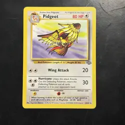 Pokemon Vintage Non-holo Rare Pidgeot Jungle 24/64 WotC 1999 - Image 1