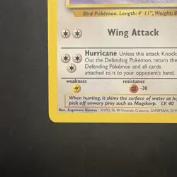 Pokemon Vintage Non-holo Rare Pidgeot Jungle 24/64 WotC 1999 - Image 5