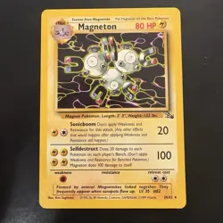 Pokemon Vintage Non-holo Rare Fossil Magneton 26/62 WoTC 1999 - Image 1