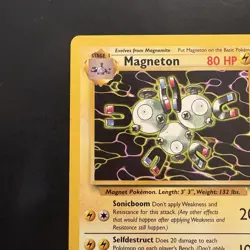 Pokemon Vintage Non-holo Rare Fossil Magneton 26/62 WoTC 1999 - Image 2