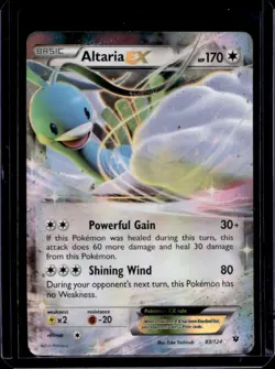 2016 Pokemon XY Fates Collide Altaria Holo #83/124 - Image 1