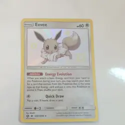 Pokemon TCG Eevee SV41/SV94 Hidden Fates Shiny Vault Holo Rare NM Condition - Image 1