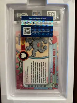 2000 topps chrome Machamp pokemon spectra psa 10 # 68 - Image 3