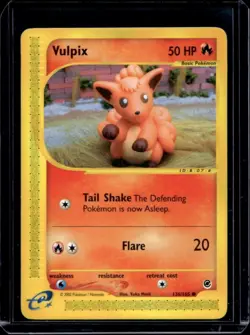 2002 Pokemon Expedition Set Vulpix #136/165 - Image 1