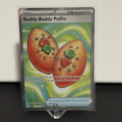 Pokemon Buddy-Buddy Poffin 167/132 Mega Evolution TCG - Image 1
